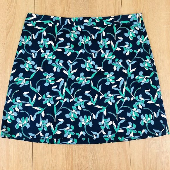 Draper James Floral Stretch A-Line Skirt 14 NWT - Picture 1 of 5